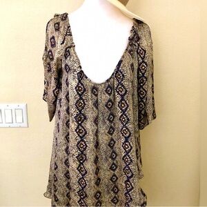 Chic Geometric Print Women's Blouse